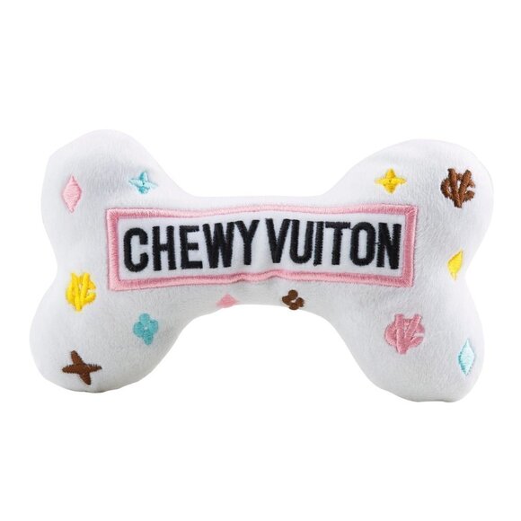 1 LEFT!! CHEWY VUITON BONE SMALL DOG TOY - Picture 1 of 2